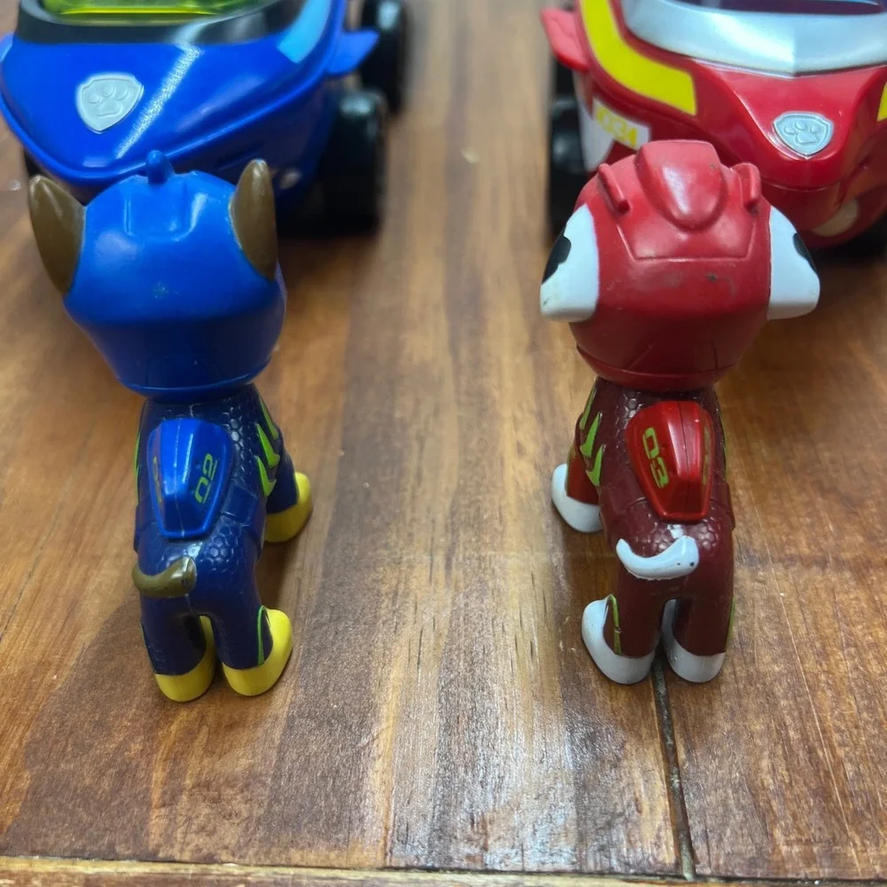 Paw Patrol Aqua Pups Chase Shark Marshall Dolphin Vehicle Figure Set 2022